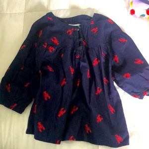 Old navy lobster tunic